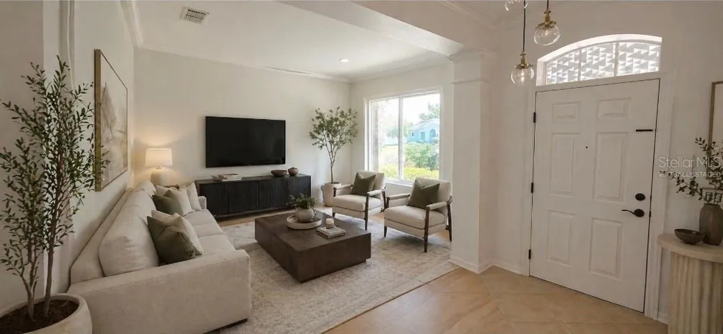 VIRTUALLY STAGED Living room