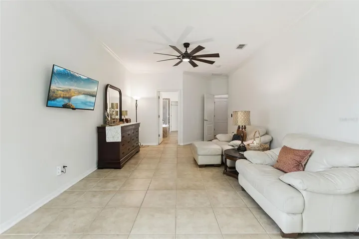Large Primary suite from the window side