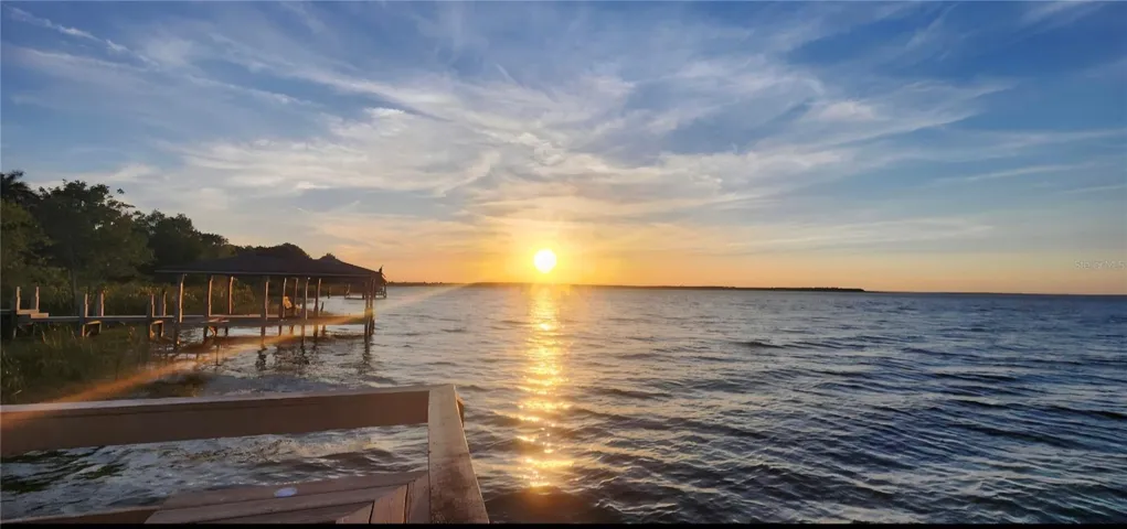 Sunset Views over Lake Apopka from Jake Voss Pier