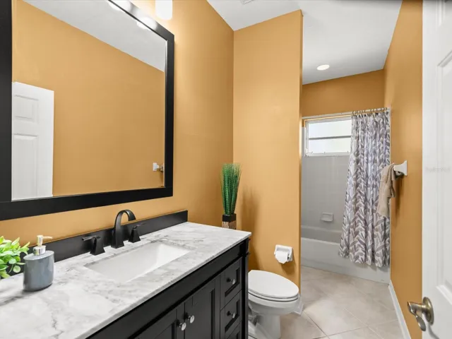 Bathroom near bedrooms 2 and 3