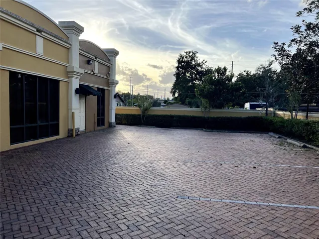 Back parking lot
