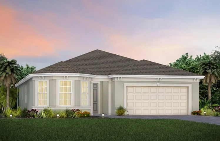 Exterior Design. Artistic rendering for this new construction home. Pictures are for illustrative purposes only. Elevations, colors and options may vary.