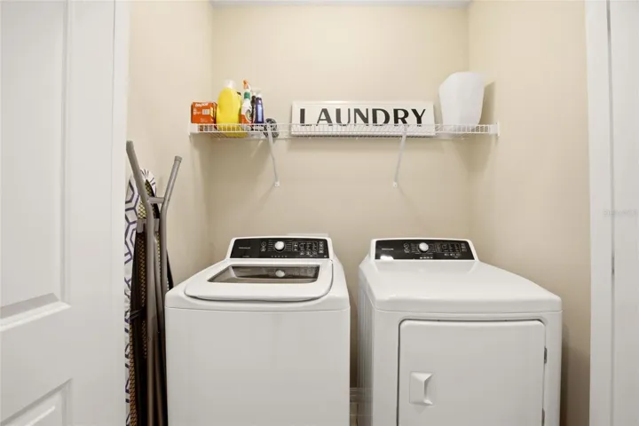 Laundry Room in Spacious Loft