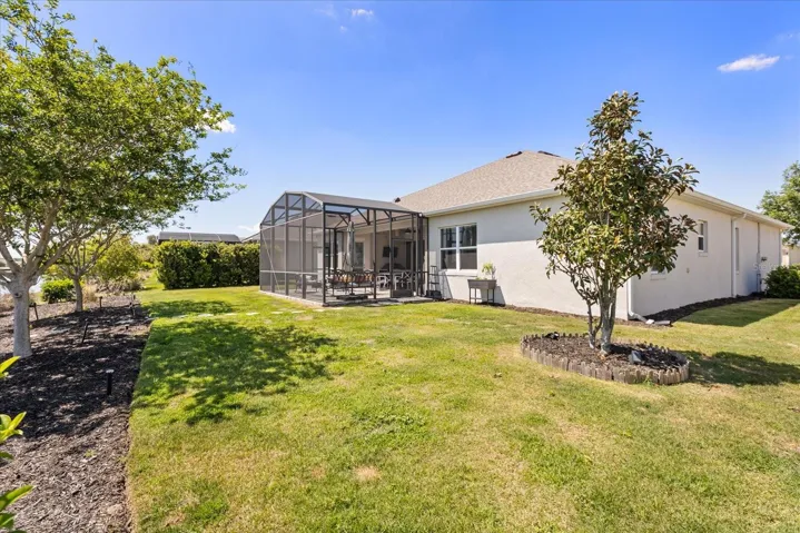 Spacious backyard on the water!