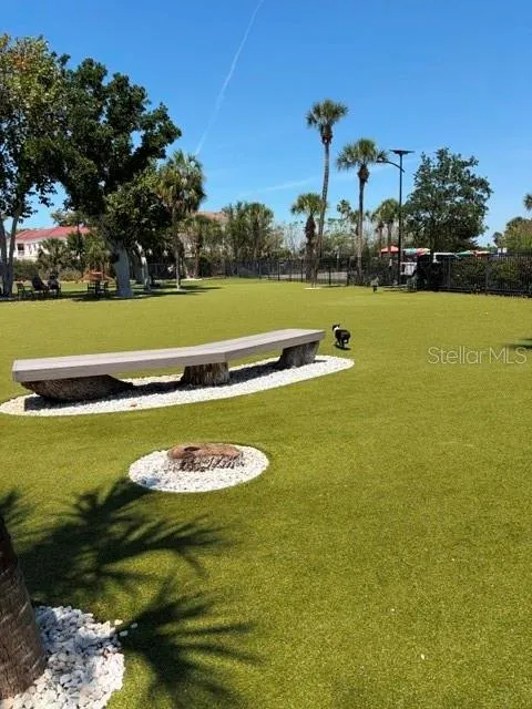Bayfront Park expansive, gated large dog park.