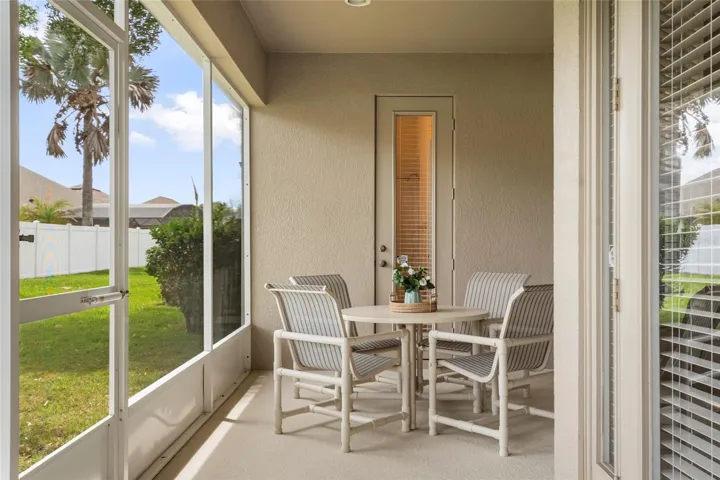 Covered Screened Lanai