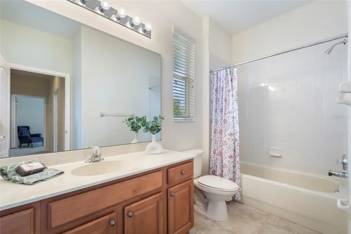Bathroom 3 with access to covered lanai