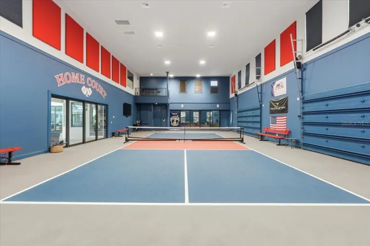 Indoor Pickle ball court, Temperature  controlled , sound proofed , Commercial lighting and surround sound