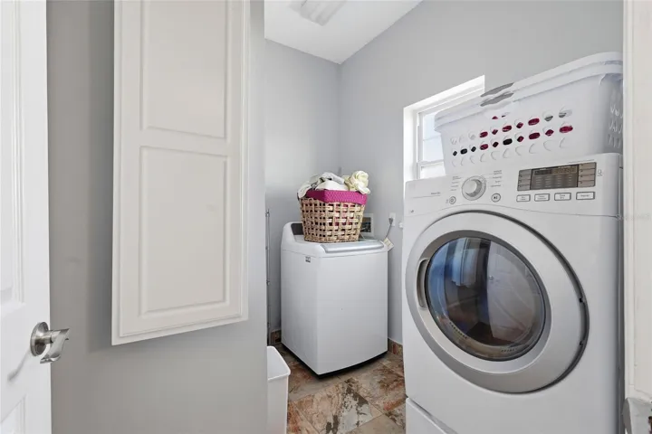second floor laundry off primary suite