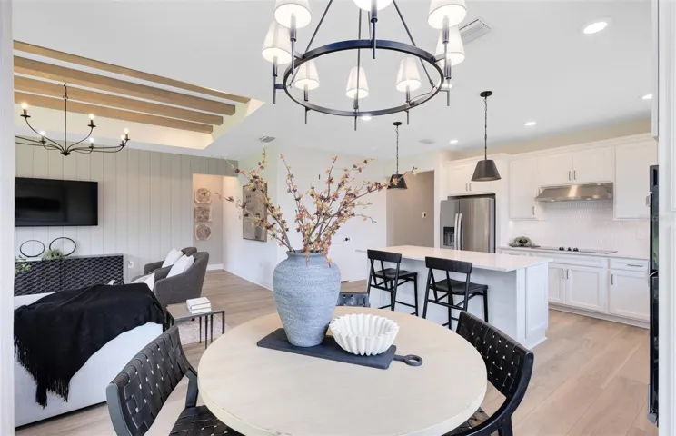 Model Home Design Only. Pictures and furnishings are for illustrative purposes only. Elevations, colors and options may vary. Furniture is for model home staging only.