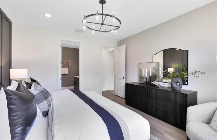 Model Home Design Only. Pictures and furnishings are for illustrative purposes only. Elevations, colors and options may vary. Furniture is for model home staging only.