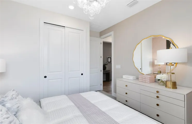 Model Home Design Only. Pictures and furnishings are for illustrative purposes only. Elevations, colors and options may vary. Furniture is for model home staging only.