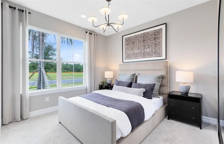 Model Home Design Only. Pictures and furnishings are for illustrative purposes only. Elevations, colors and options may vary. Furniture is for model home staging only.