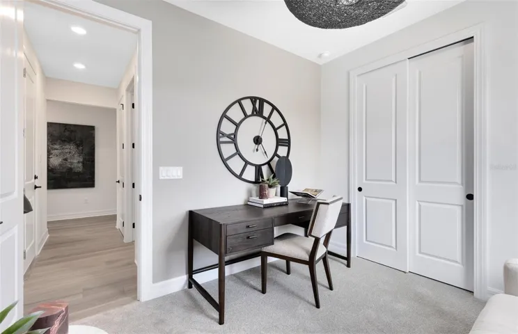 Model Home Design Only. Pictures and furnishings are for illustrative purposes only. Elevations, colors and options may vary. Furniture is for model home staging only.