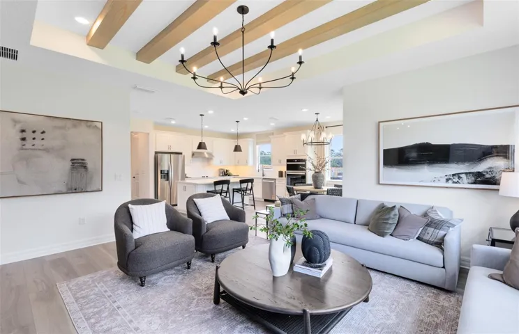 Model Home Design Only. Pictures and furnishings are for illustrative purposes only. Elevations, colors and options may vary. Furniture is for model home staging only.