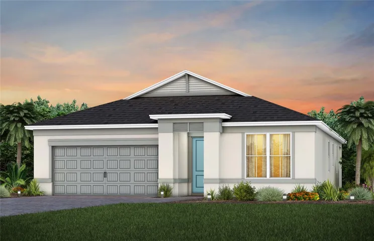 Exterior Design. Artistic rendering for this new construction home. Pictures are for illustrative purposes only. Elevations, colors and options may vary.