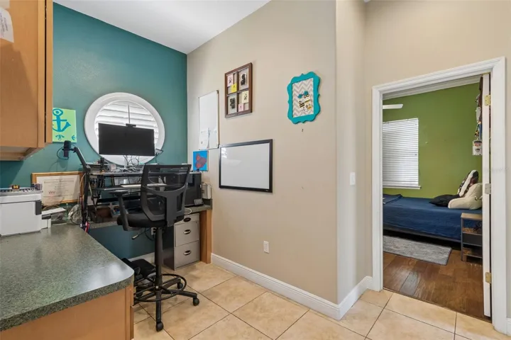 Office/workspace...enough space for a work-from-home office or two workspaces for children!