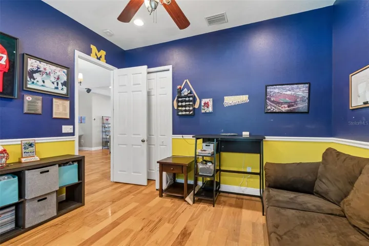 If you want this as a 4th bedroom, there is a large walk-in closet.