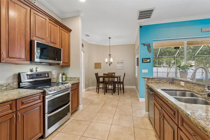From the laundry room to the breakfast area...