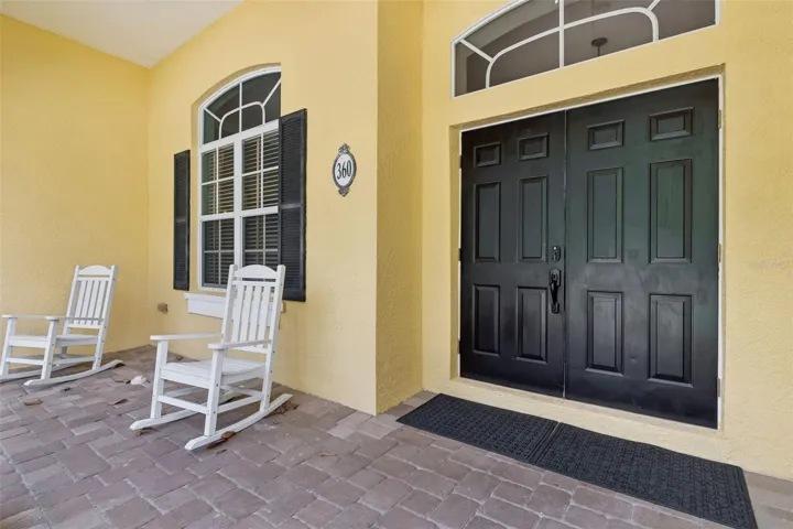 A great covered porch...perfect for rocking!