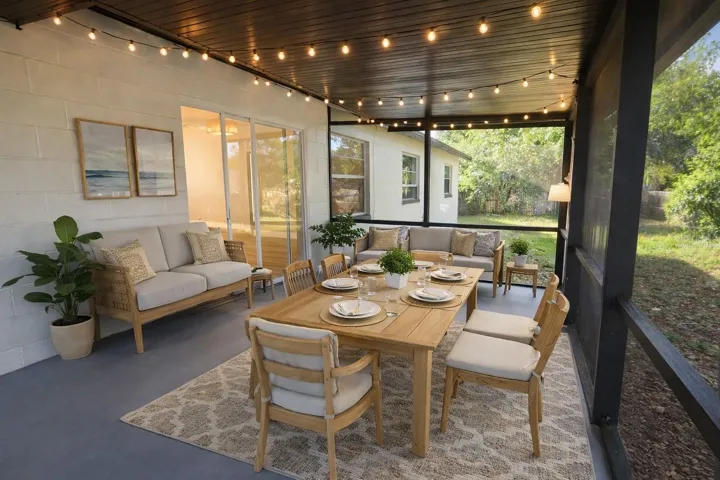 Virtually Staged Porch