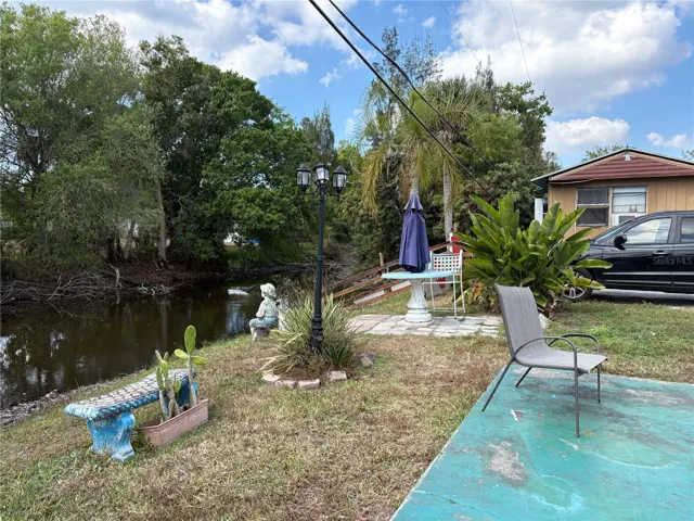 Gazebo, Shuffleboard Court, and Bench
