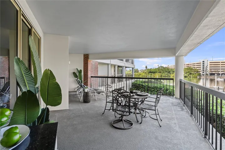 Extra spacious balcony