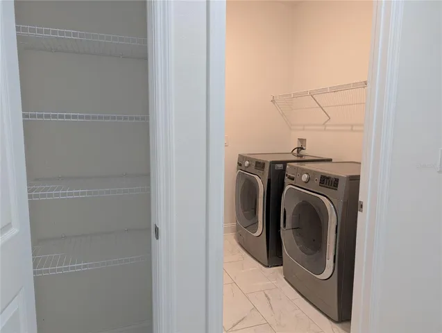 Laundry area