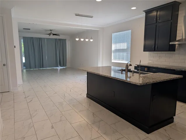 Kitchen and Living area