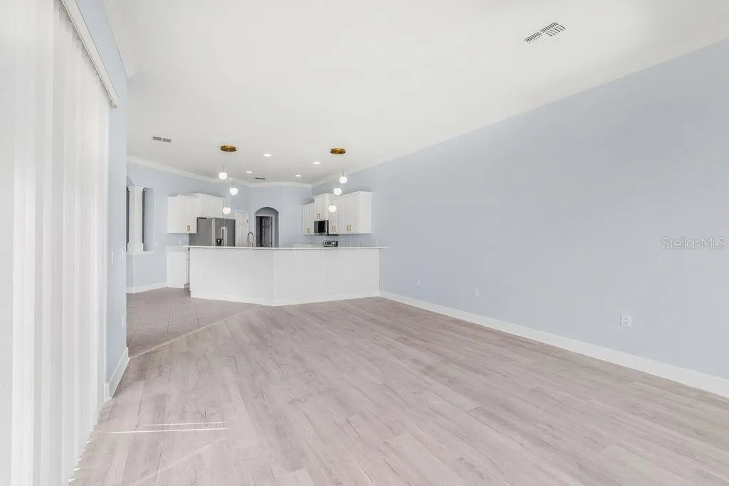 opened concept kitchen