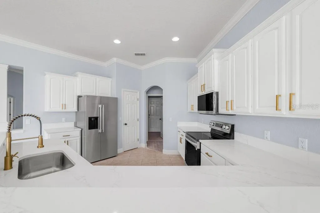 opened concept kitchen