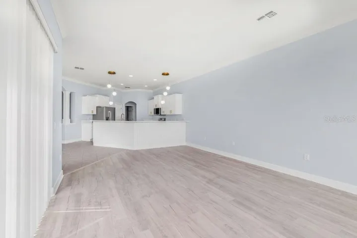 opened concept kitchen