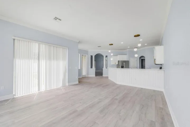 opened concept kitchen