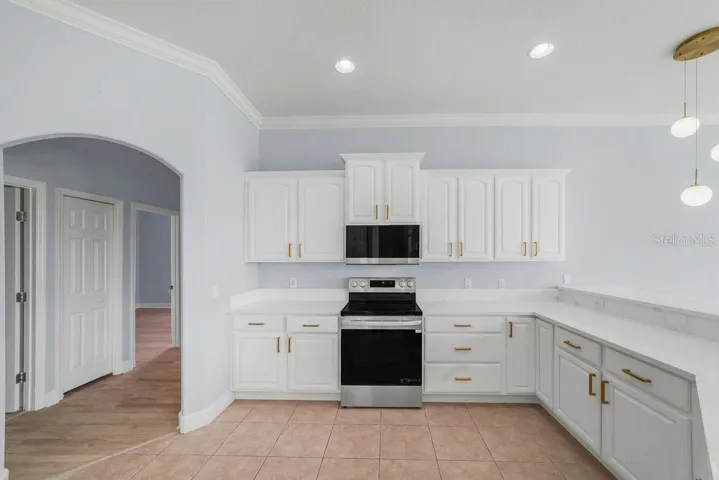 opened concept kitchen