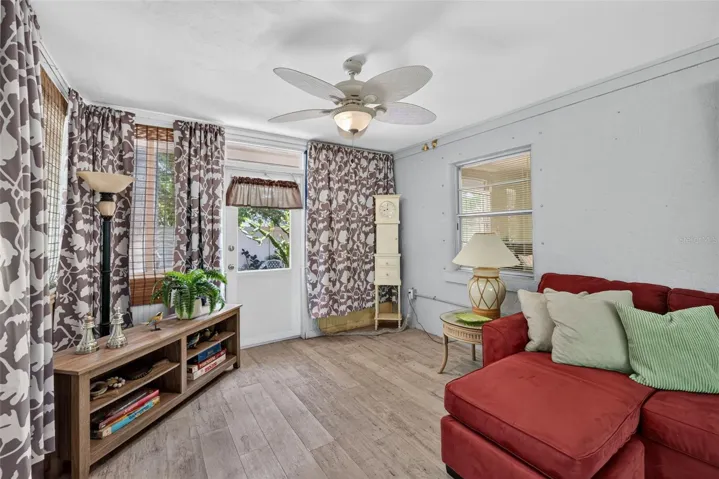 Enclosed Florida room.