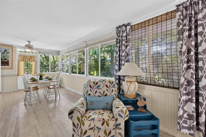 Enclosed Florida room.