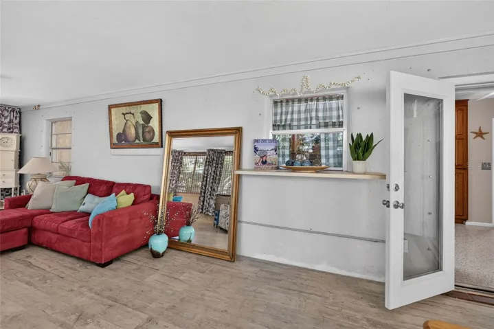 Enclosed Florida room.