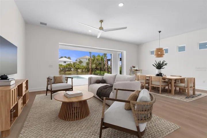Virtually Staged Living Room