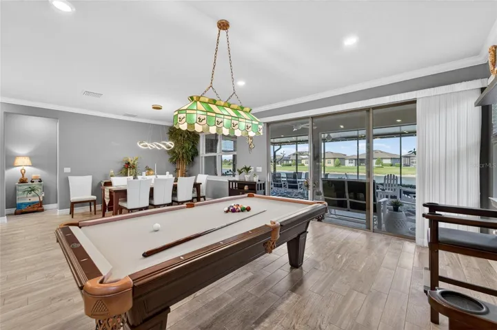 Home has extended living room