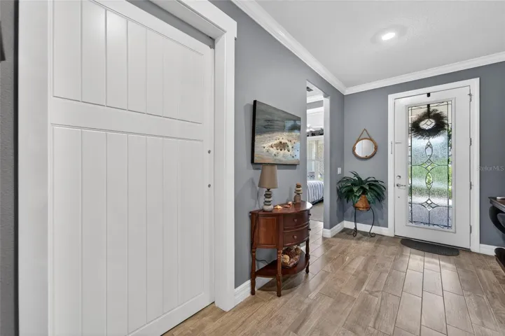 Barn doors on the den/home office