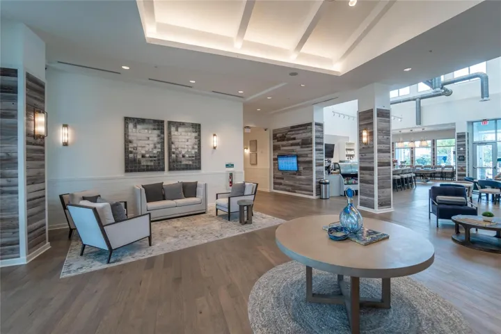 Sitting area at clubhouse