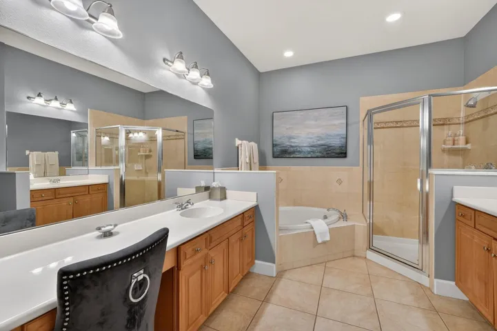 Primary Bath with tub