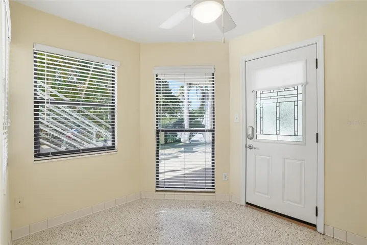 Unique to this unit, a separate office, or flex space, greets you upon arrival.