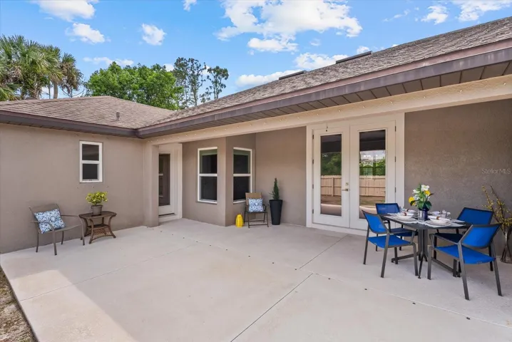Back Patio with space to entertain