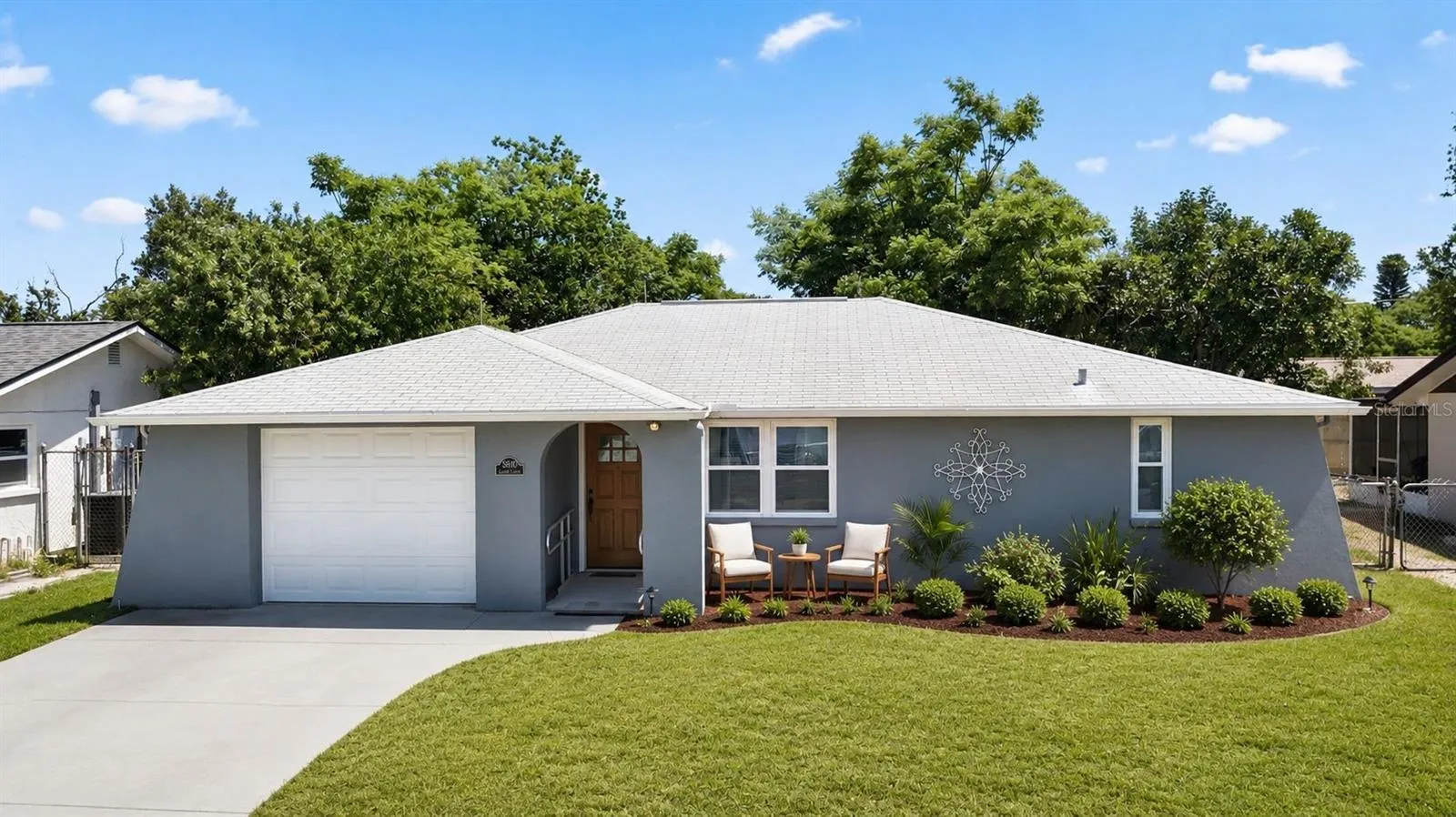Virtual landscaping and virtual staging