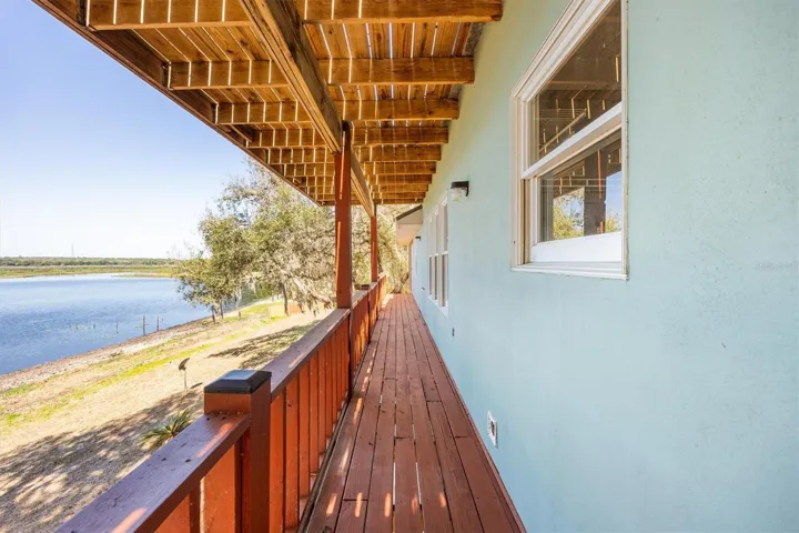 Lakeside walkway