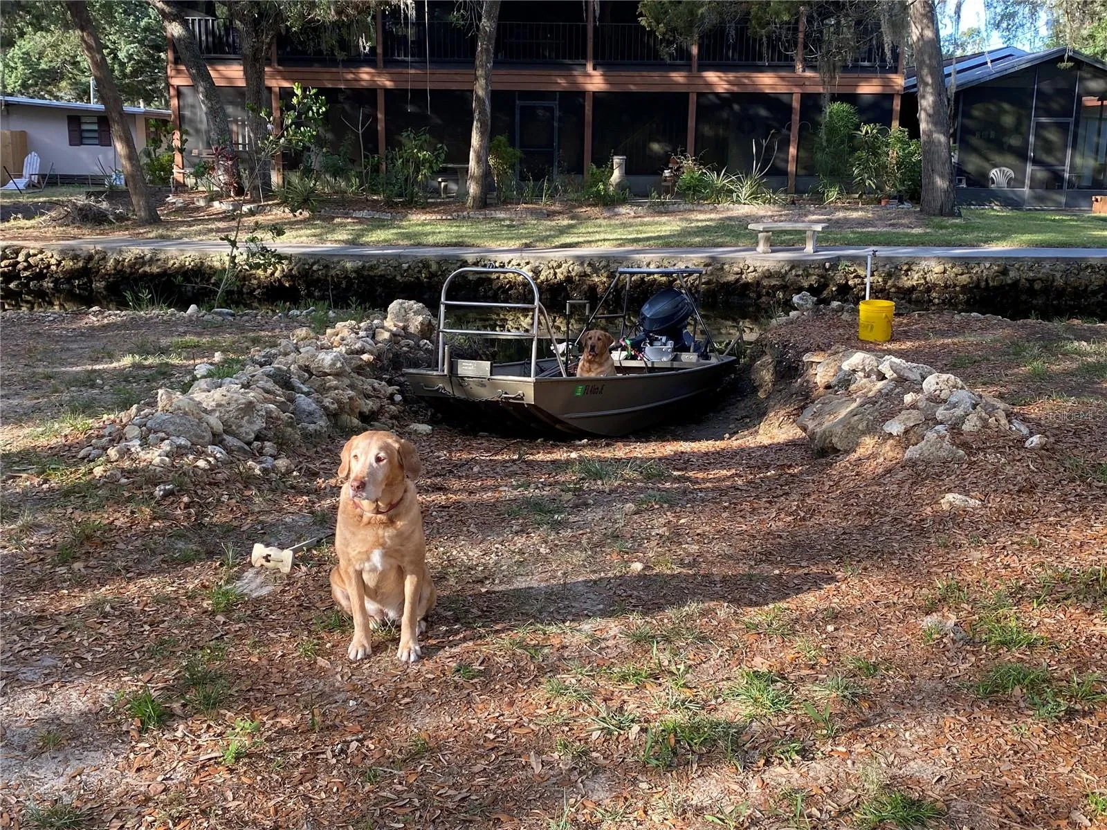 Your own boat launch in your backyard!