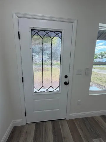 Interior entrance