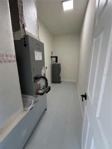 Laundry view from entry