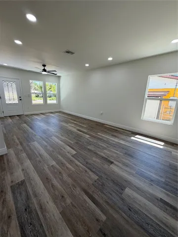 Living room view of street